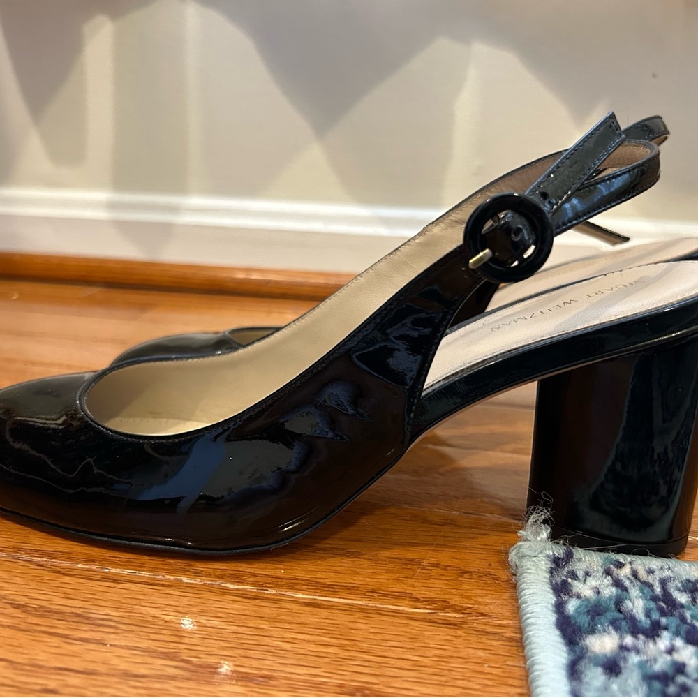 Elegant Black Slingback Heels